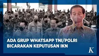 Presiden Jokowi Singgung Grup Whatsapp TNI/Polri yang Gunjingkan Keputusan Politik