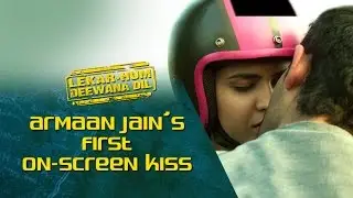 Armaan Jain&rsquo;s first on-screen kiss |  Lekar Hum Deewana Dil | Armaan Jain & Deeksha Seth