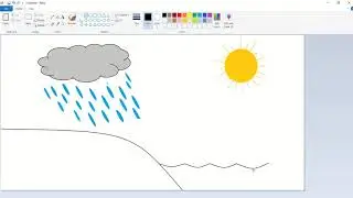 WATER CYCLE IN MS PAINT