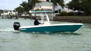 Rabco 21 Center Console Underway