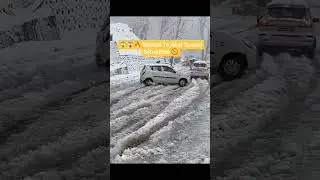Manali Shimla Snowfall #manali #shimla #snow #snowfall #camping