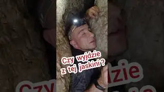 🟢 Czy wyszedł z tej jaskini? 😱 #jaskinia #caving #ciekawostki #ciasno #cave   #klaustrofobia