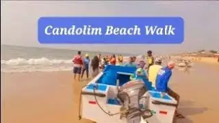 Candolim Beach Walking Goa, Goa Update, Goa Vlog