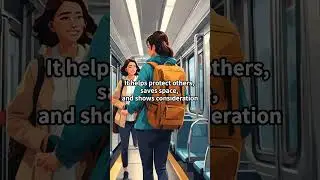 Why Japanese People Wear Backpacks in Front on Trains 🚆
