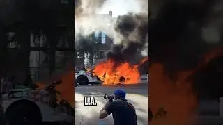 A riot is the language of the unheard #protests #losangeles #riots #abolishice