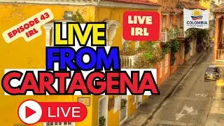 Cartagena Colombia 🇨🇴 | Episode 43 LIVE IRL | MANGA neighborhood | COLOMBIA Plus TOURS  #live #irl