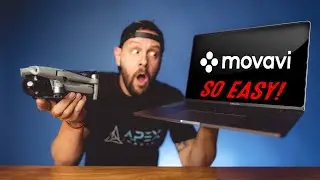 Mavic Air 2 Video Editing For Beginners | Movavi Basics Part 1