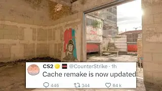Cache remake is BROKEN, but it was fixed - Counter Strike 2 de_cache remake update