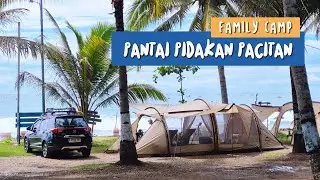 Camping Keluarga #23 Camping di Pantai Pidakan Pacitan Saat Musim Hujan Dan Makan Lobster Asam Manis