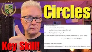 Edexcel A-Level Maths 2020 Paper 2 (Pure) Q14 | Circles