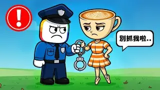 逮 捕 一 個 腦 紅 怪 😈 😹 🤯 ！？【Roblox 機器磚塊】