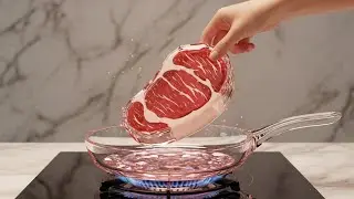 Cooking a Crystal Steak ASMR | Satisfying Fantasy Food