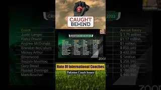 Rate of international coaches. Pakistan coach issues. #sports #shorts #babarazam