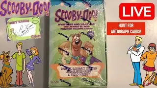 🔴 Распаковка коллекционных карточек Scooby Doo Vintage Hobby Box (охота за карточками с автографа...