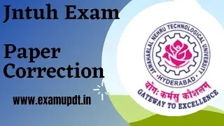 Jntuh Correction Process | How to Pass Jntuh Exam | Correction Details #jntuhupdates #jntuhyderabad