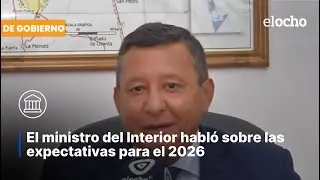 EL MINISTRO DEL INTERIOR HABLÓ SOBRE LAS EXPECTATIVAS PARA EL 2026