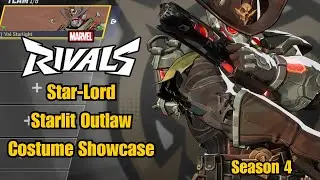 Star-Lord | Starlit Outlaw Costume Showcase | Marvel Rivals Season 4 Early Access
