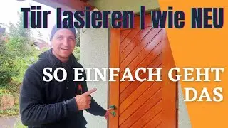 T&uuml;r streichen mit nur 1 Anstrich | wie NEU | so wird&acute;s gemacht!