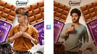 Chocolate Day Photo Editing | Rose Day Photo Editing | Valentine Photo Editing | Editz Club