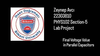 Zeynep Avcı PHYS-102 Lab Project