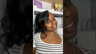 Side Bang Ponytail!! Watch full tutorial on my YouTube channel!! #ponytailstylesforblackwomen