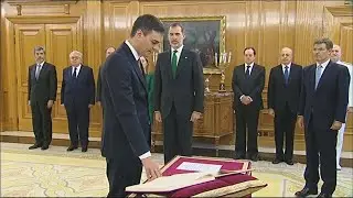 Pedro S&aacute;nchez toma posse como primeiro-ministro da Espanha