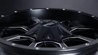 MO970 Satin Black Milled 18
