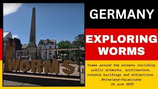 Exploring Worms, Rhineland-Palatinate, Germany - 24 June, 2025