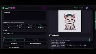 How to Create NFT Collection with Metadata using AI in Minutes