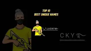 Top 5 Unique Name  ||  Free Fire Unique Name || FF Names #vairalshort #trending