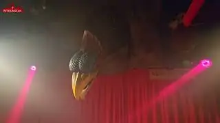Vogel Rok lasershow in de Mini Efteling 2023