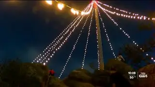 History of the Cerro San Luis Christmas tree