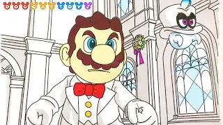 Speed Drawing Super Mario Odyssey | Drawing Coloring Pages Videos for Kids