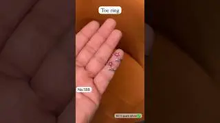 Silver Toe Ring 925Silver 0110#ytviral #shortsfeed #viral #toering
