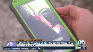 School bus driver fired
