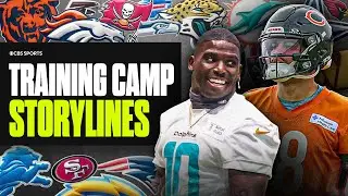 NFL Training Camp Storylines: Caleb Williams&rsquo; Viral Moment 😬, Tyreek Hill Late to Practice & More