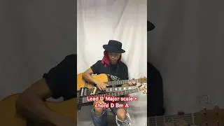 Lead D Major scale + chord D Bm A  , I&rsquo;m solo artist have mysong and improvise guitar  #soloartist