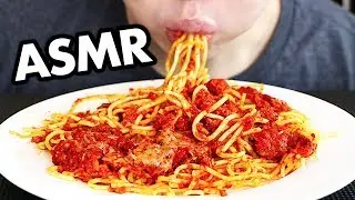 ASMR Spaghetti MUKBANG (No Talking) Eating Sounds | ASMR Pasta Mukbang, Eating Spaghetti ASMR