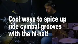 Secret ride cymbal and hi-hat combo grooves finally revealed!!