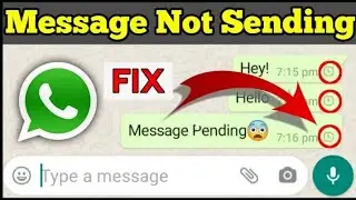(Panding)How To Fix Whatsapp Sms not send Problem || WhatsApp messenging Problem