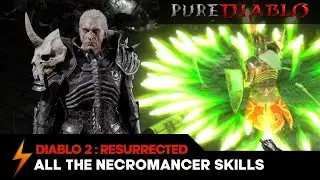 All Diablo 2 Resurrected Necromancer Skills in Action