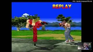 Tekken 1 Arcade Mode Kazuya!
