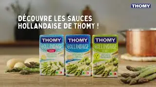 Pour la saison des asperges, d&eacute;couvre la d&eacute;licieuse sauce Hollandaise THOMY !