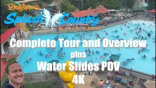 Dollywood&rsquo;s Splash Country Water Park | Complete Tour and Water Slides POV | Pigeon Forge, TN | 4K