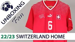Switzerland Home Jersey Qatar 2022 Zakaria (GKKOC) Fan Version Unboxing Review