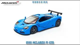 Unboxing of Mclaren F1 GTR | Kinsmart Scale Model | Diecast Car Collections | ASMR | Mclaren