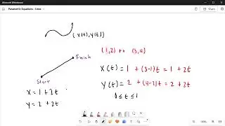 Parametric Equations - Lines