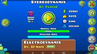[Geometry dash 2.1] Stereodynamix by Player (medium demon)