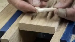 plugging screw pockets with my shop made dowels