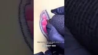 Embroidery Tattoos 101 🧵🪡 #ink #tattoo #art #tattoos #tattooartist #shorts #short #tattooideas